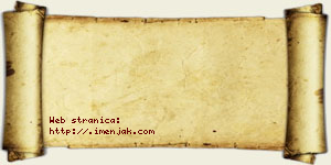 Žaklina Adamac vizit kartica